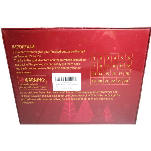 Festive Advent Calendar Set 42 Surprises per Day with Giant Decorative Poster - Picture 2 of 3